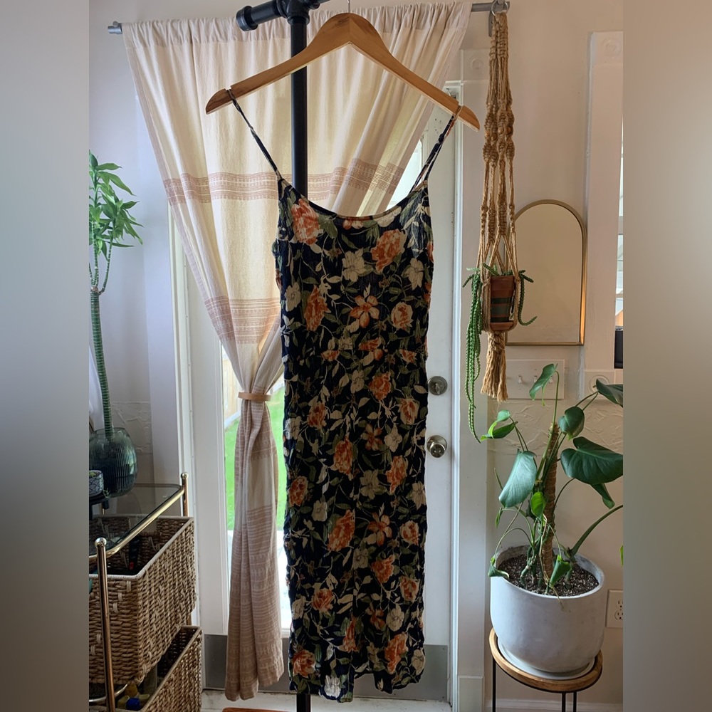 floral midi dress